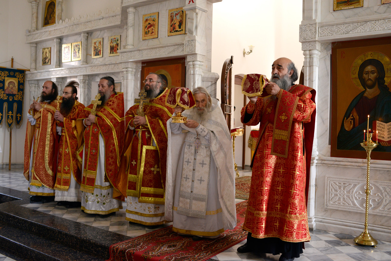 Литургия в Покровском храме