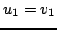 $ u_1=v_1$